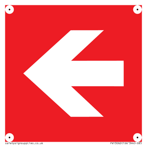 Left arrow (white on red background)